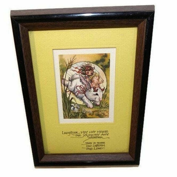 Vintage Jody Bergsma mat framed Lithograph - Picture 2 of 8
